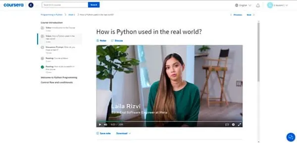 Course 2 Video Lecture