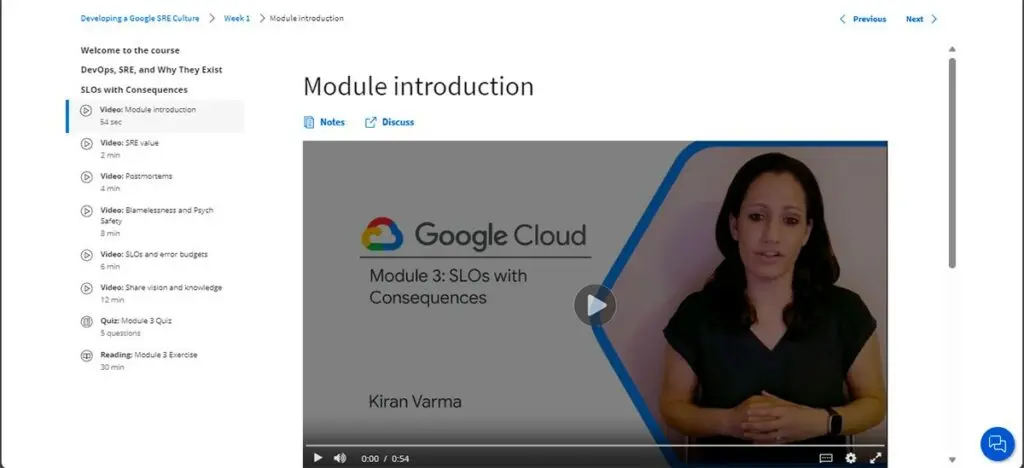 Video lecture about Service Level Objectives (SLOs)