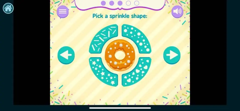 mini game on a learning platform