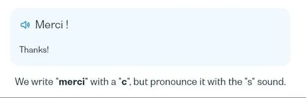 You can learn pronunciation while acquiring new vocabulary