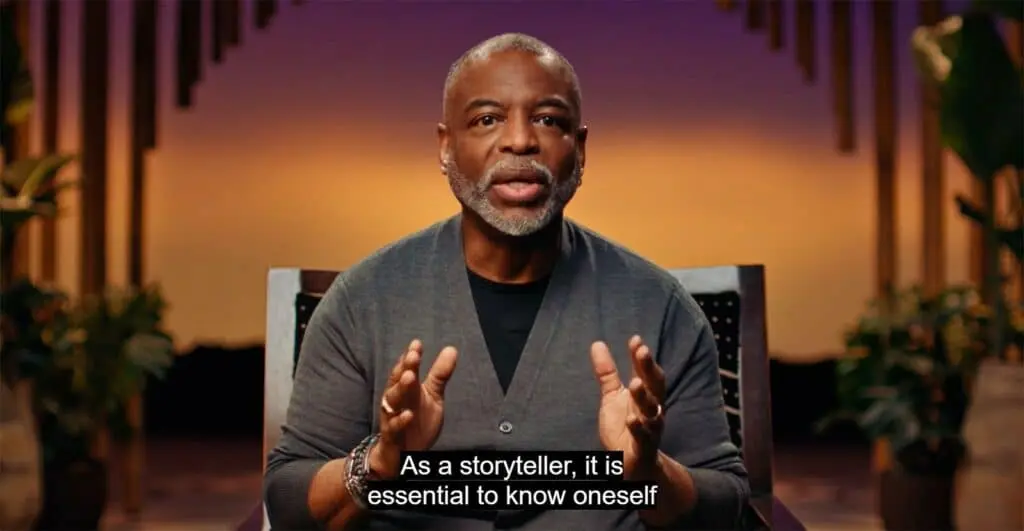 LeVar Burton discussing the significance of authenticity in storytelling