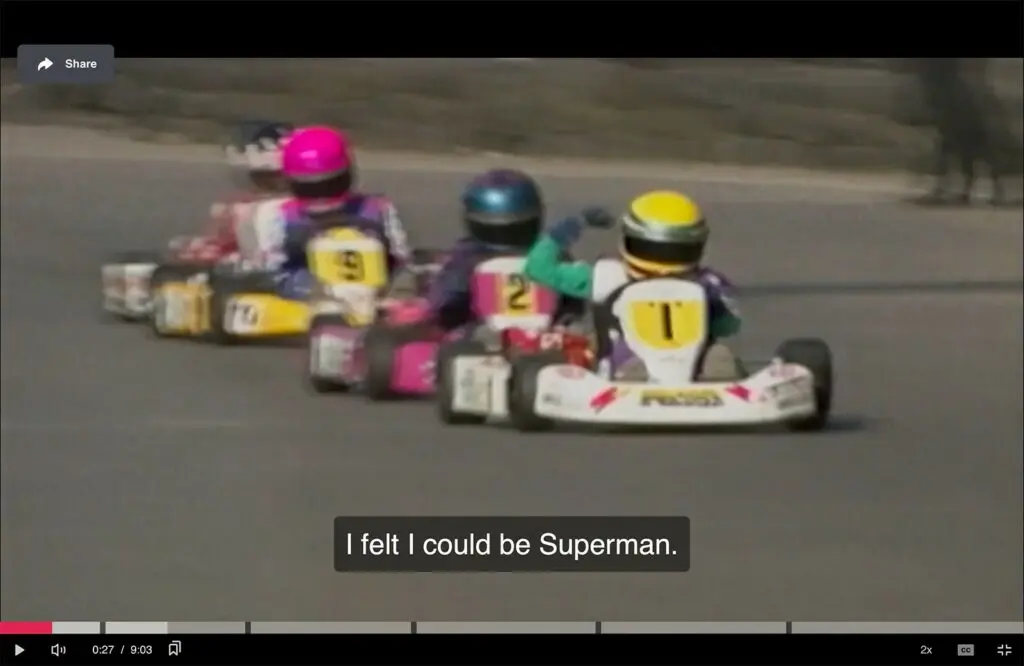 Lewis Hamilton's beginnings in go-kart racing
