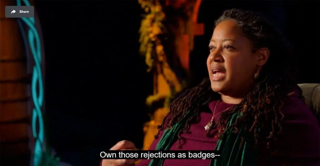 A reminder that it's possible to view rejection in a positive light