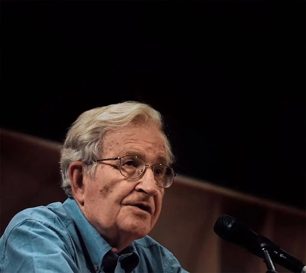 Noam Chomsky, a highly cited scholar