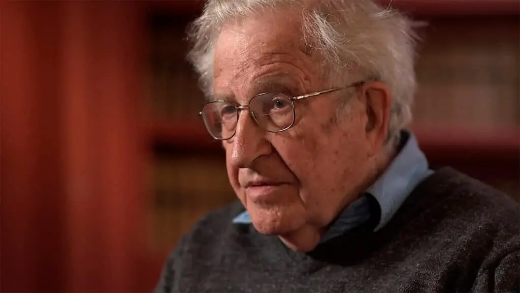 Chomsky discusses 'ownership' of the world economy as an index of power