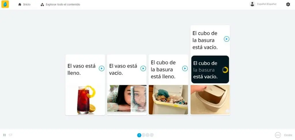 Language learning exercise: Grasping linguistic connections between objects and meanings