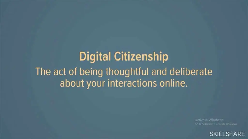 David Poglar defining and explaining the concept of digital citizenship