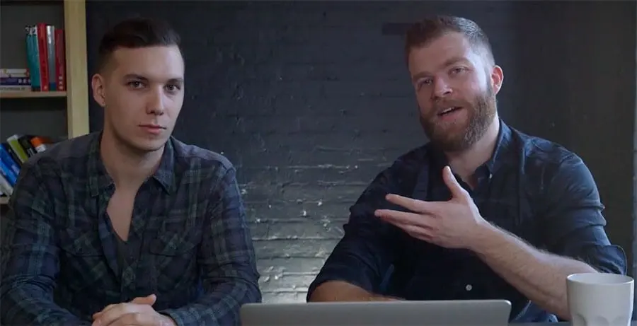 Justin and his friend Coty Tarr, a portrait and lifestyle photographer