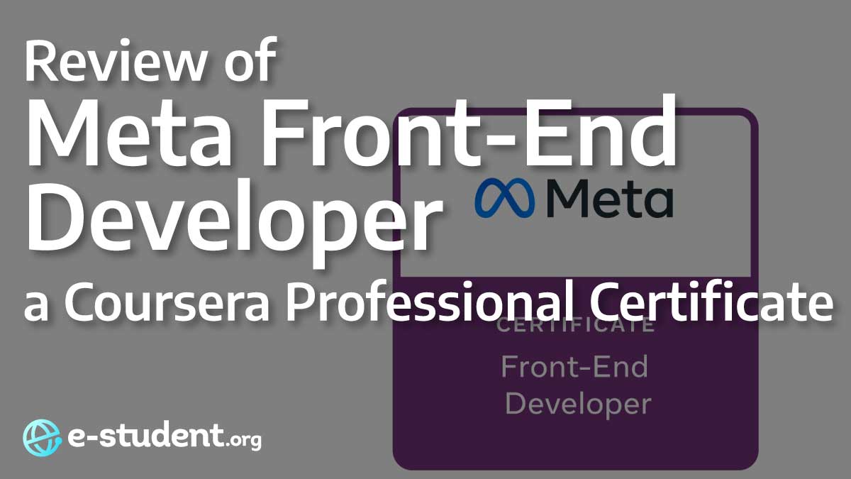 Meta Front-End Developer Professional Certificate logo