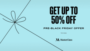 MasterClass Pre-Black Friday offer