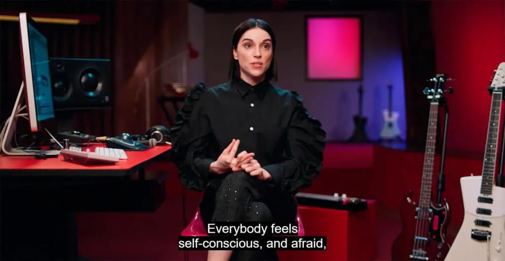 Acknowledging that everyone experiences moments of feeling weird, afraid, and insecure at times