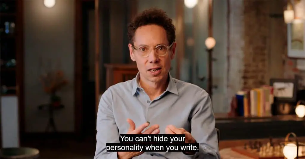 Emphasizing the visibility of personality in writing, while highlighting the need to shape one's voice