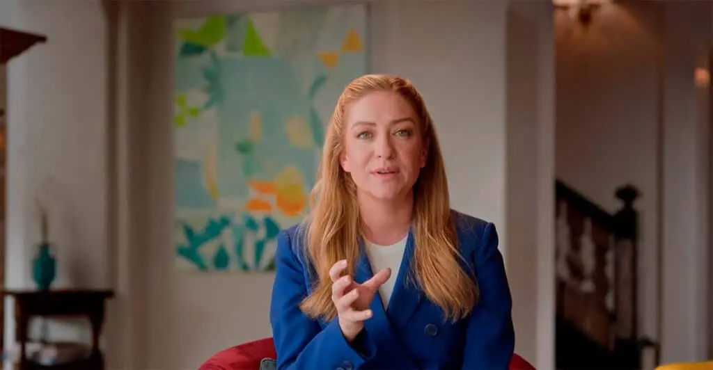 Whitney Wolfe Herd sharing the intriguing origin story of Bumble