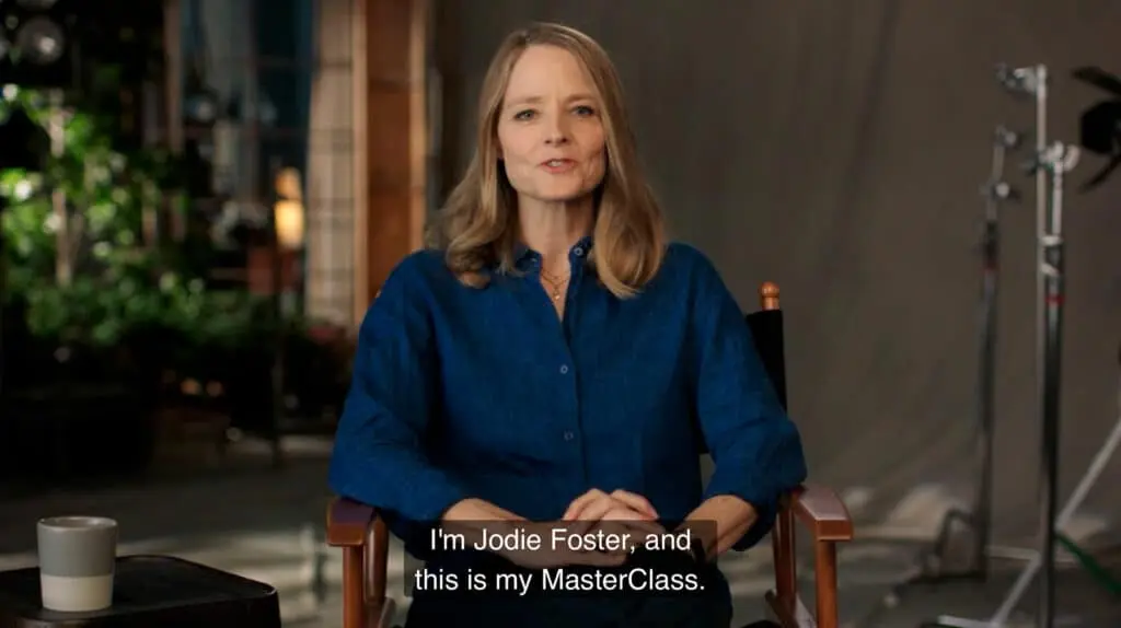 Actress and director Jodie Foster