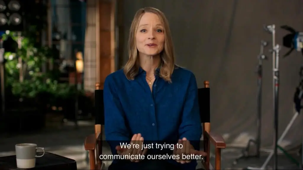 Stating that this is the essence of filmmaking