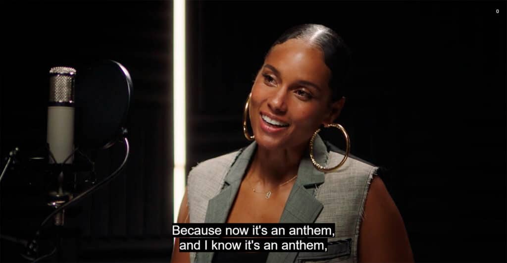 When a song becomes an anthem, Alicia Keys can discern why it resonates so deeply