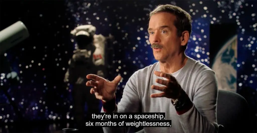 It takes time to readjust to gravity after experiencing space travel