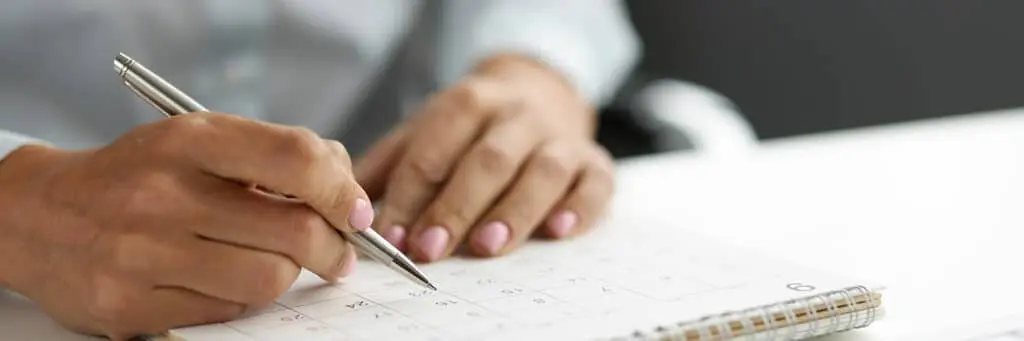 The path to success: a calendar, a book, and discipline