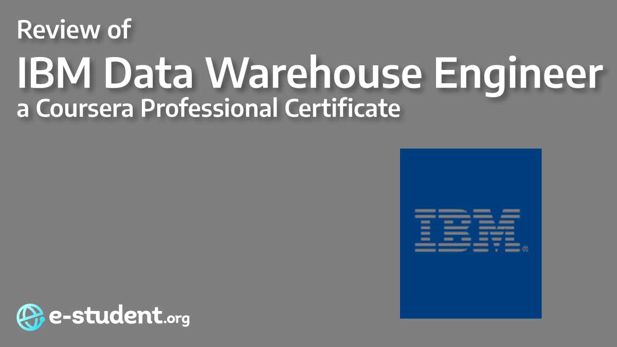 IBM Data Warehouse Engineer banner
