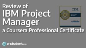 IBM Project Manager Professional Certificate on Coursera banner