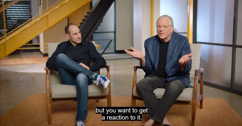 Rich Silverstein and Jeff Goodby speaking in their MasterClass