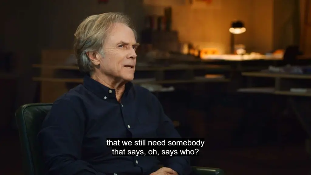 David Carson speaking in his MasterClass