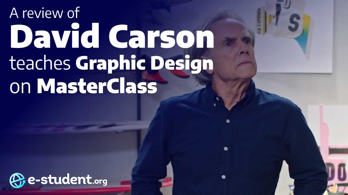 David Carson Teaches Graphic Design MasterClass review