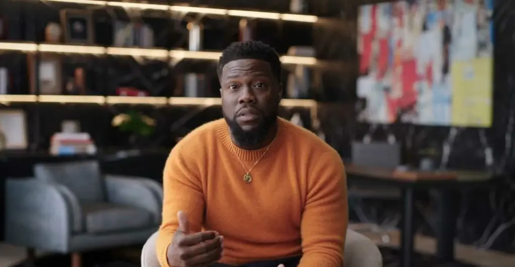 Kevin Hart speaking in his MasterClass