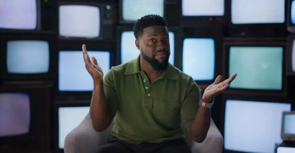 Kevin Hart speaking in his MasterClass
