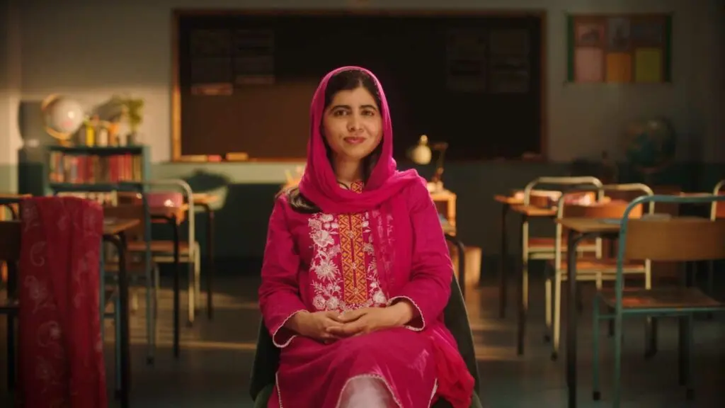 Malala Yousafzai speaking in her MasterClass