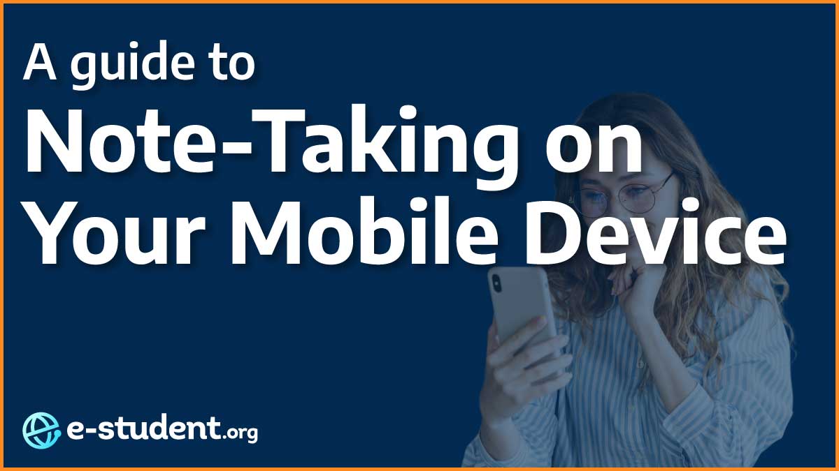 Note-Taking on Your Mobile Device banner