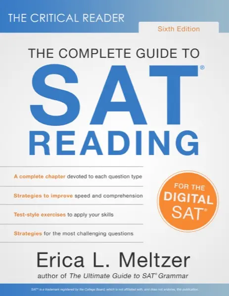 The Complete Guide to SAT Reading, 6th Edition (Erica L. Meltzer) cover